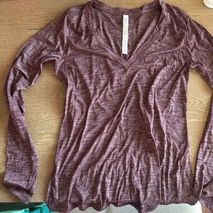 Lululemon V-Neck Long Sleeve Shirt RN106259